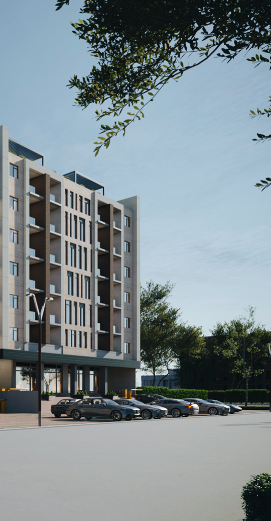 Sudex 3 evening exterior view